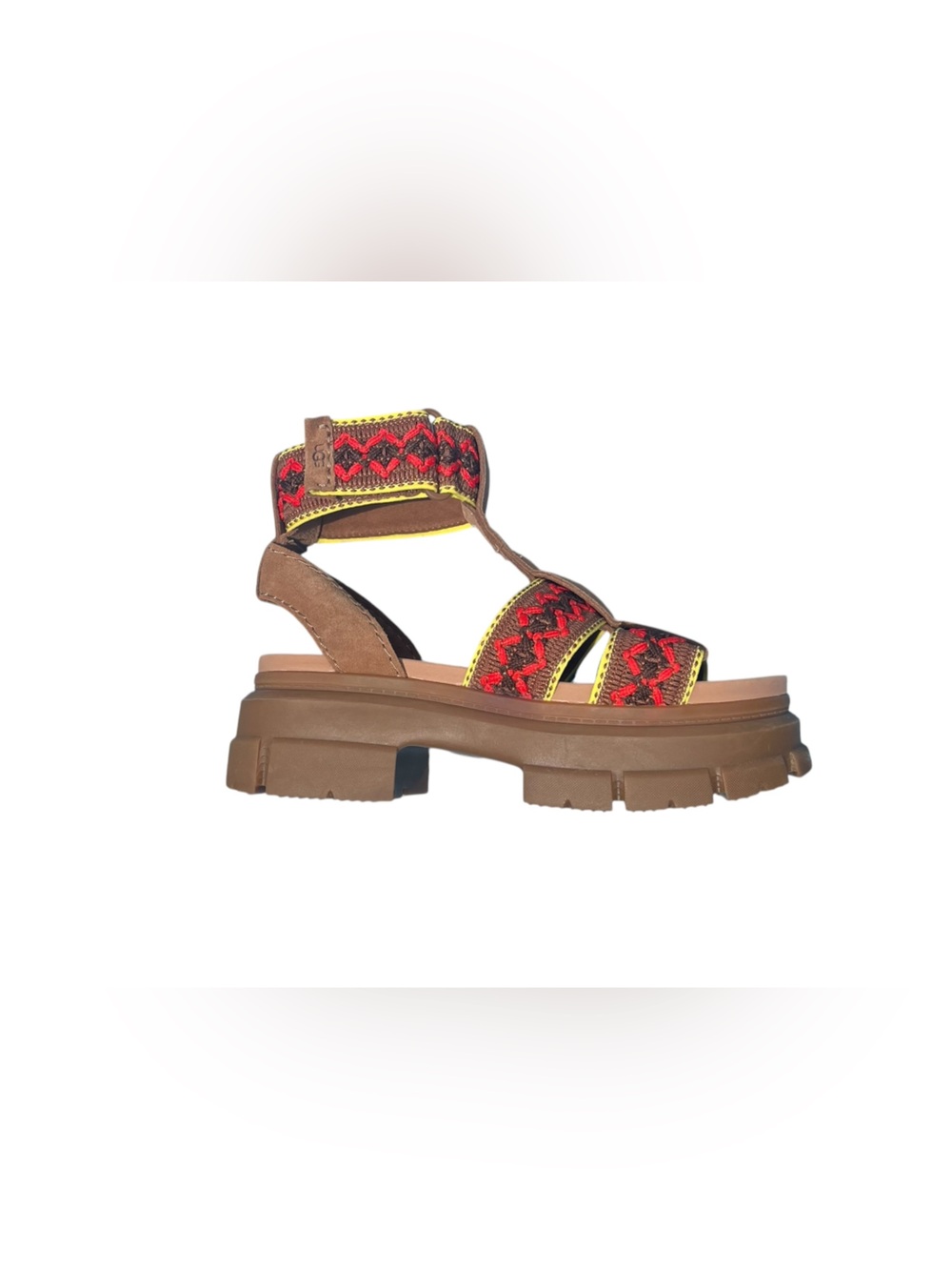UGG Boho Brown Platform Sandals Size 8.5 Ugg Ashton Size 8.5 - Picture 14 of 16